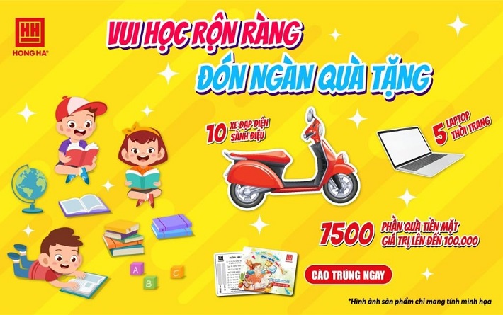 baner chương trình khuyến mãi của VPP Hồng Hà