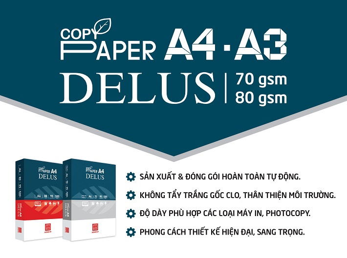giới thiệu sản phẩm Hồng Hà Delus A4