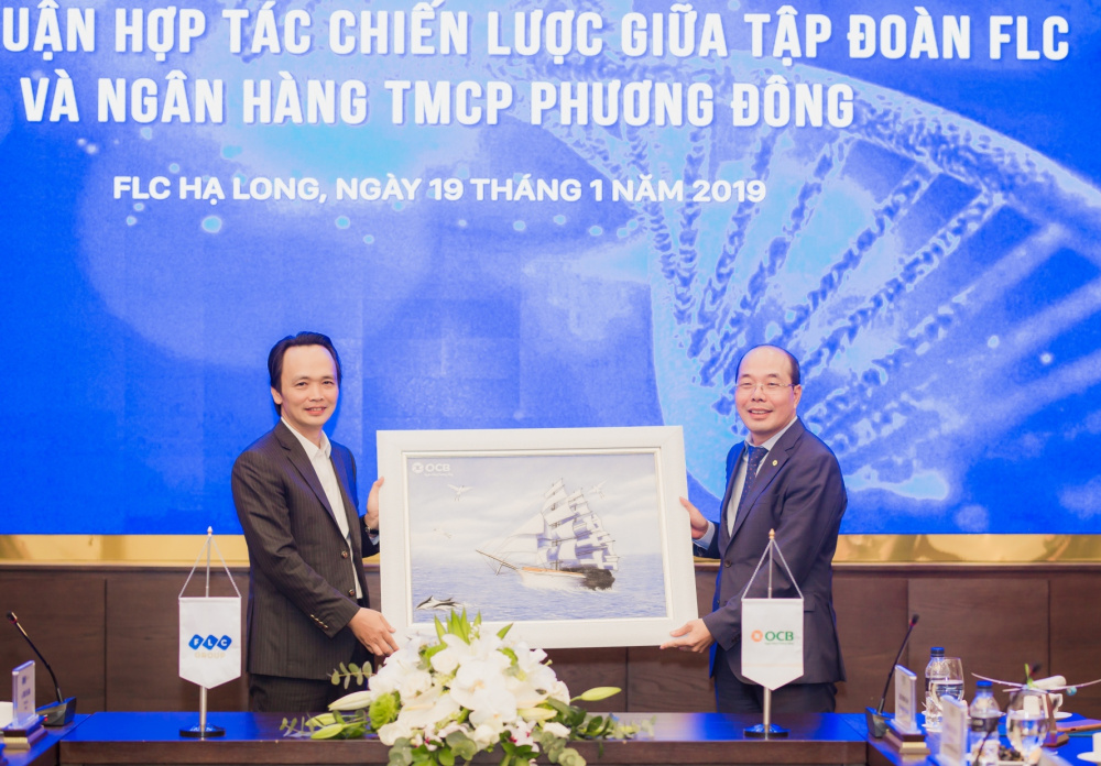 Chủ tịch Tập đoàn FLC và Chủ tịch OCB mong muốn hai bên song hành cùng phát triển