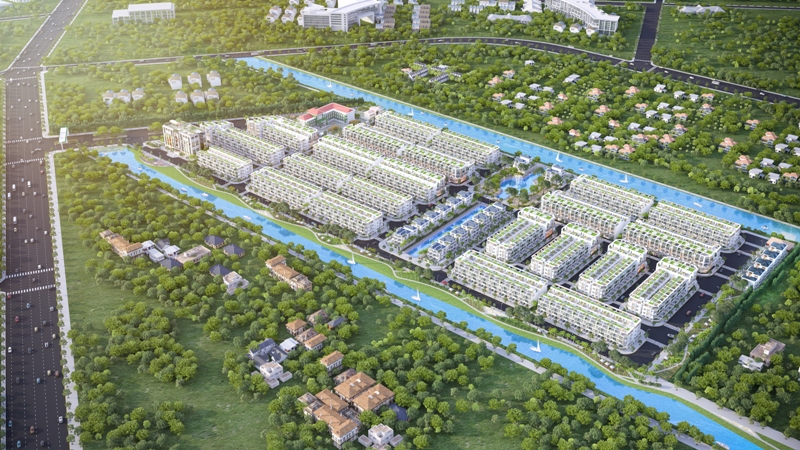 Dự án Lago Centro có quy mô 13,2 héc ta tại mặt tiền tỉnh lộ 830, huyện Bến Lức, tỉnh Long An với đầy đủ tiện tích như Trung tâm thương mại, trường học ,trung tâm y tế, công viên, sân thể thao … 