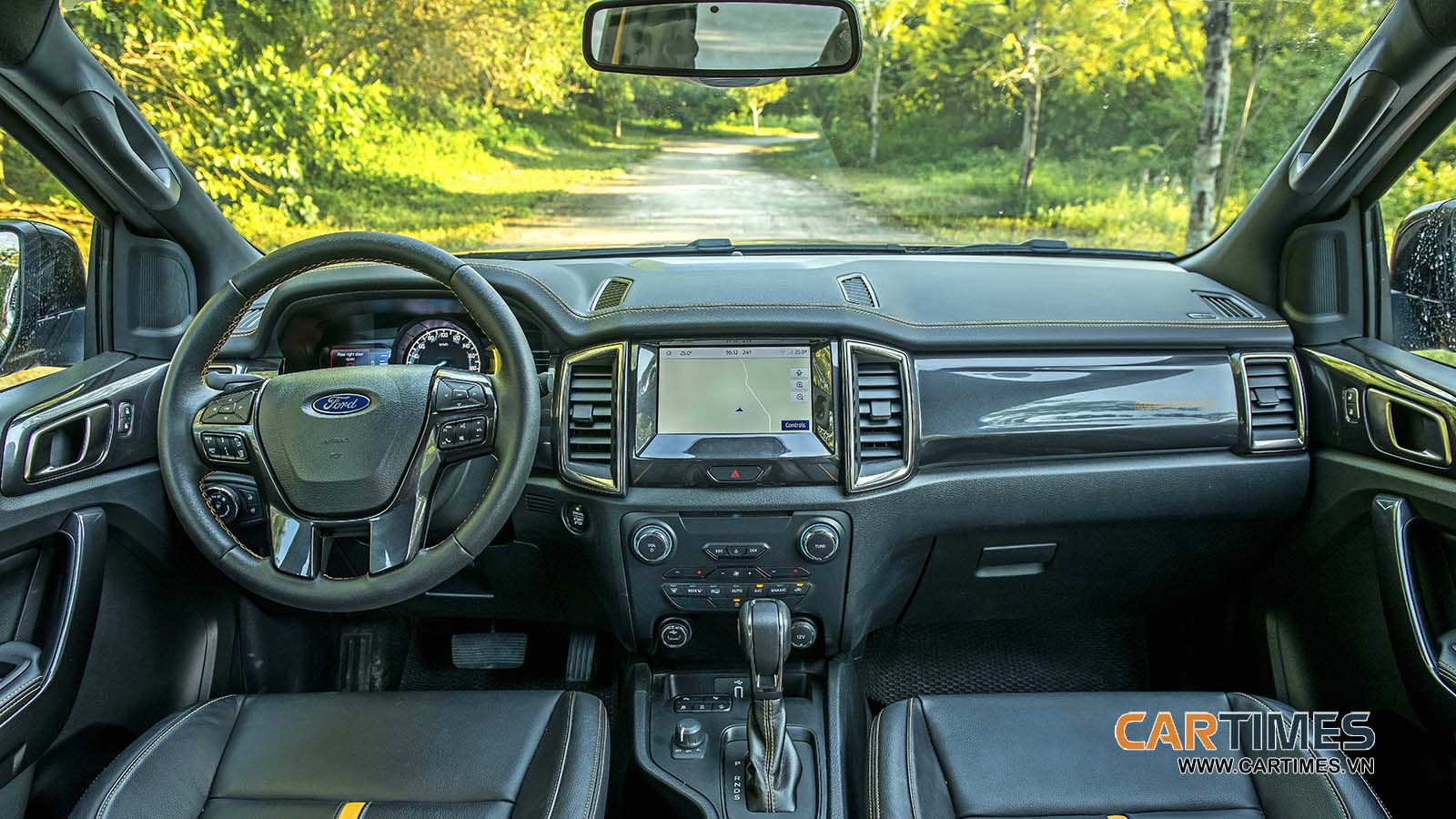 Nội thất xe Ford Ranger 2021