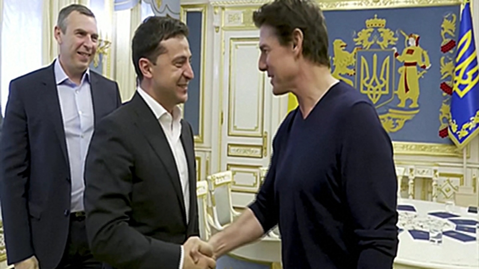 Volodymyr Zelensky và Tom Cruise