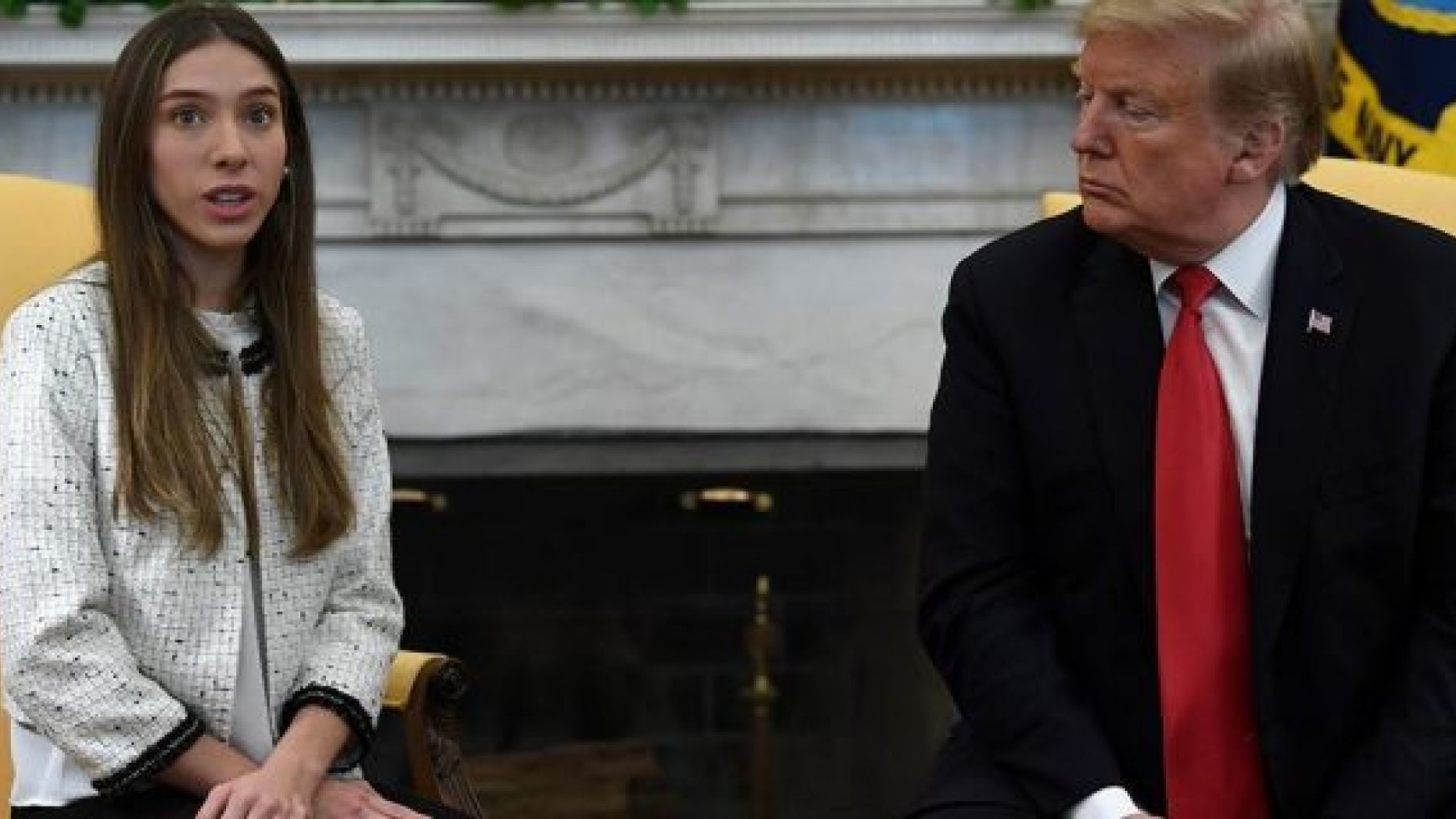 Vợ Tổng thống tự xưng Juan Guaido  gặp Tổng thống Trump