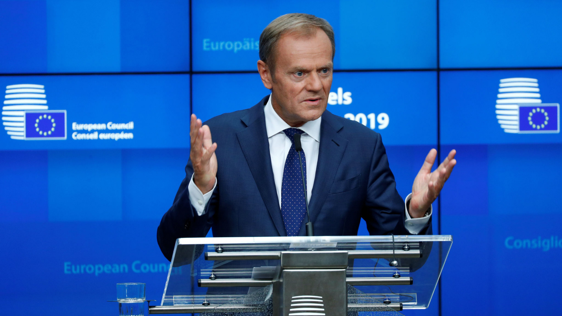 Chủ tịch Hội đồng châu Âu (EC) Donald Tusk