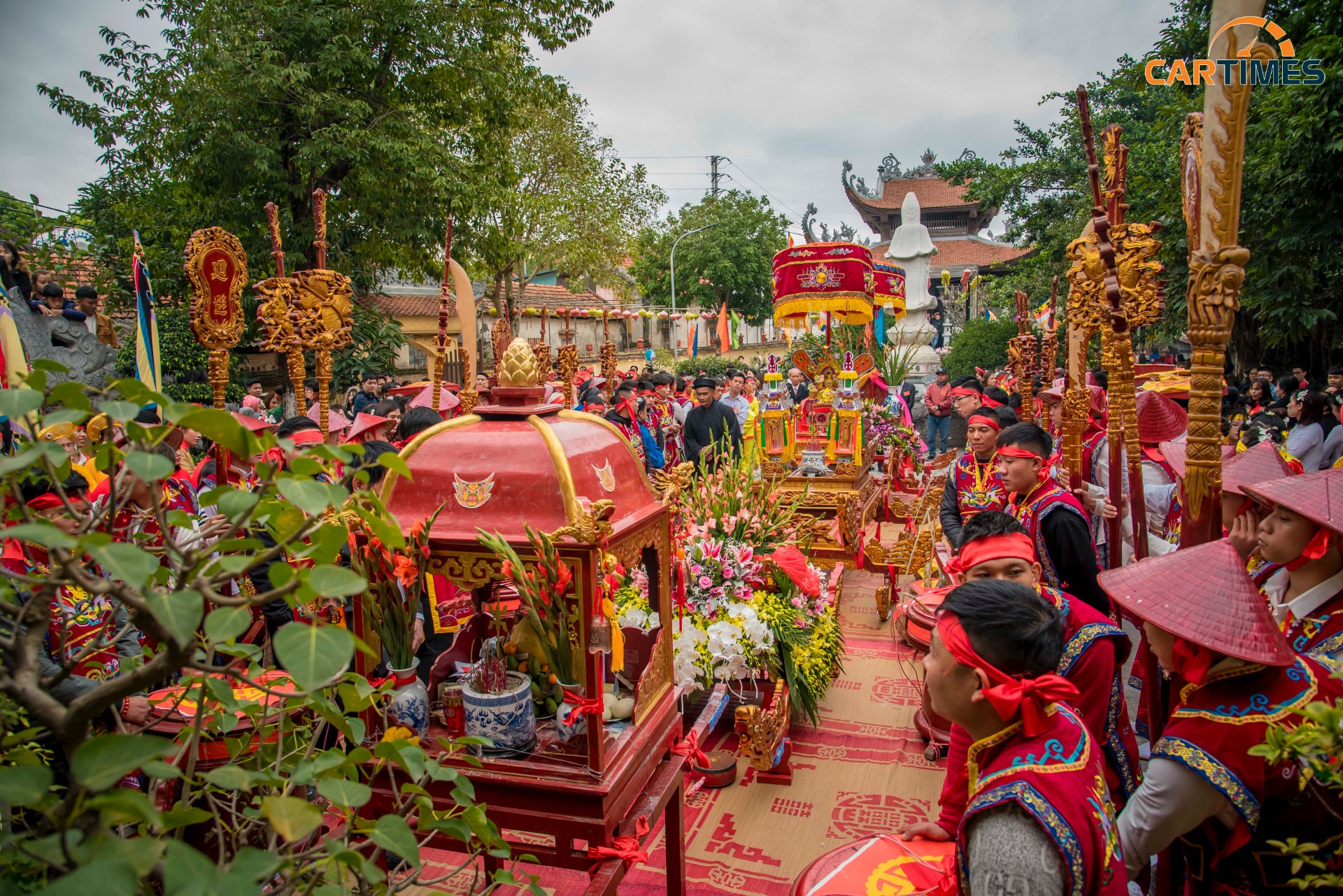 Lễ hội truyền thống rước bánh dày làng Bá Dương Nội