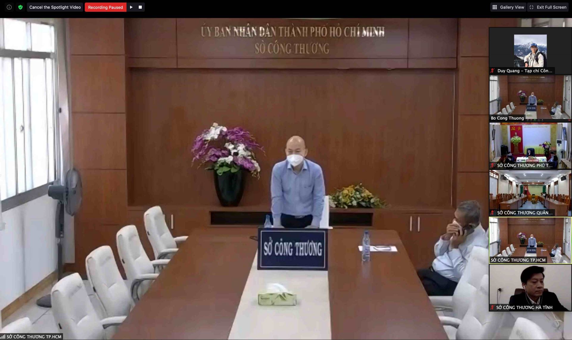 Ông Nguyễn Nguyên Phương - Phó Giám đốc Sở Công Thương Thành phố Hồ Chí Minh