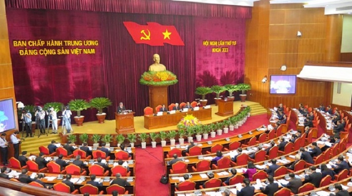 Hội nghị lần thứ tư Ban Chấp hành Trung ương Đảng khóa XII. Ảnh tư liệu