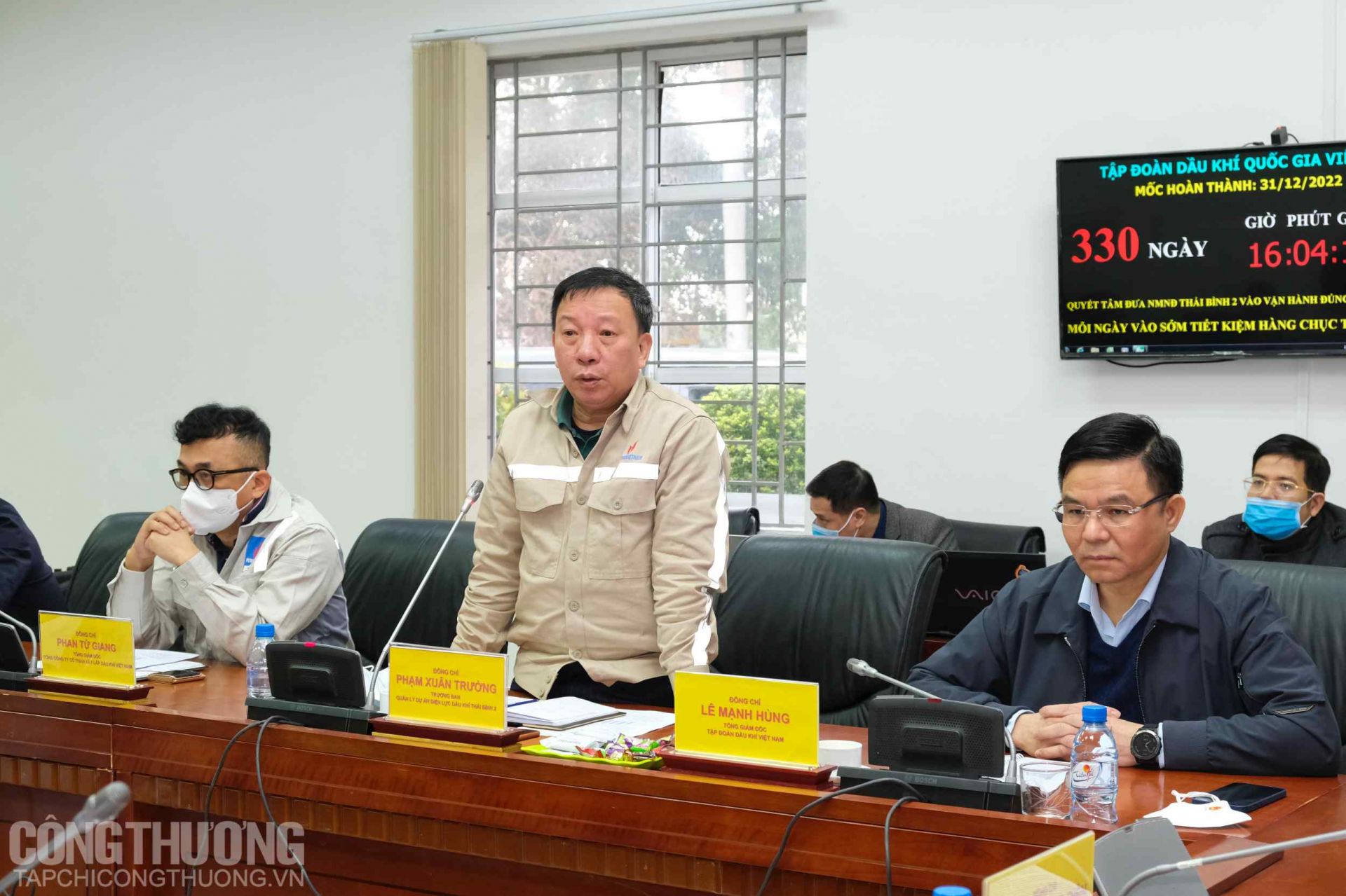 Ông Phạm Xuân Trường - Trưởng Ban quản lý Dự án Điện lực Dầu khí Thái Bình 2