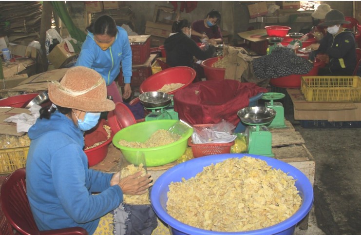 đóng gói mứt gừng