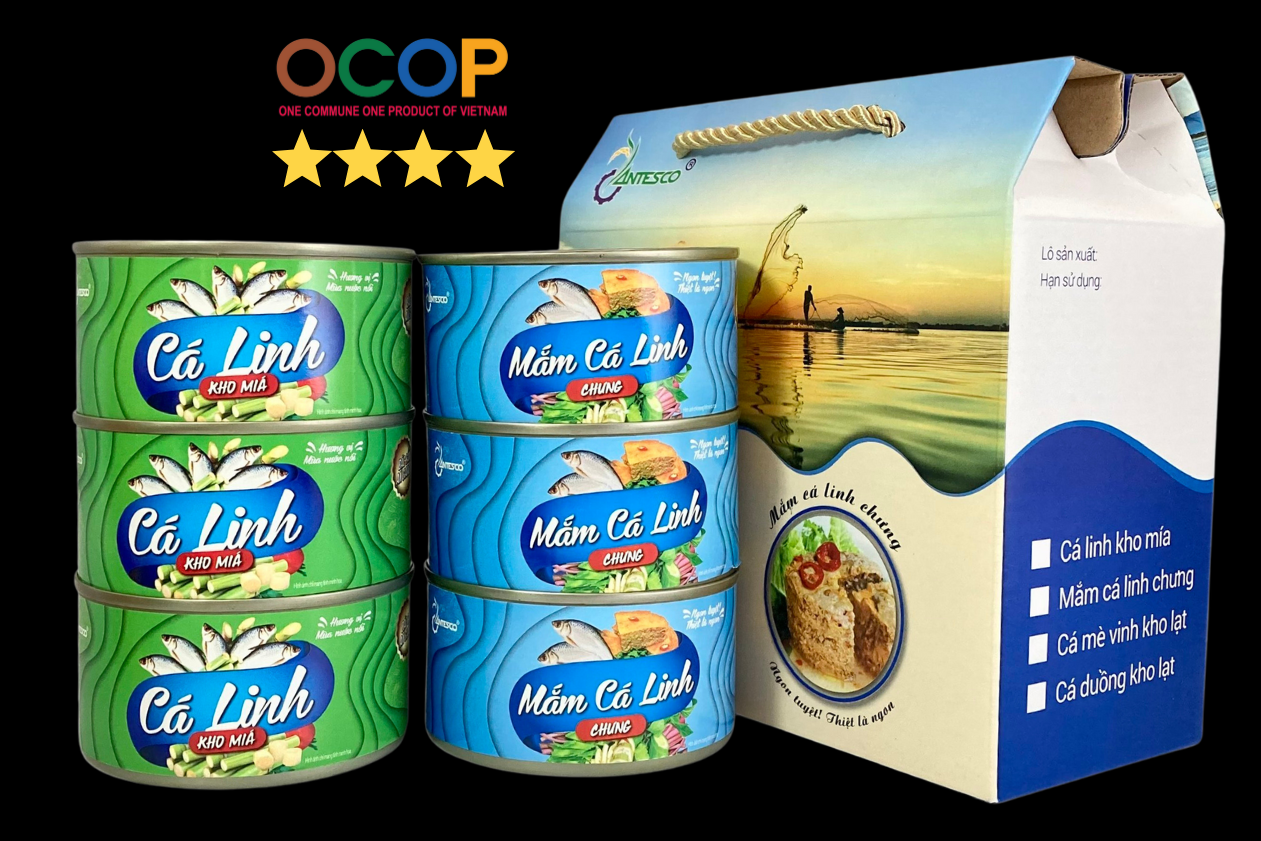 Cá linh kho mía