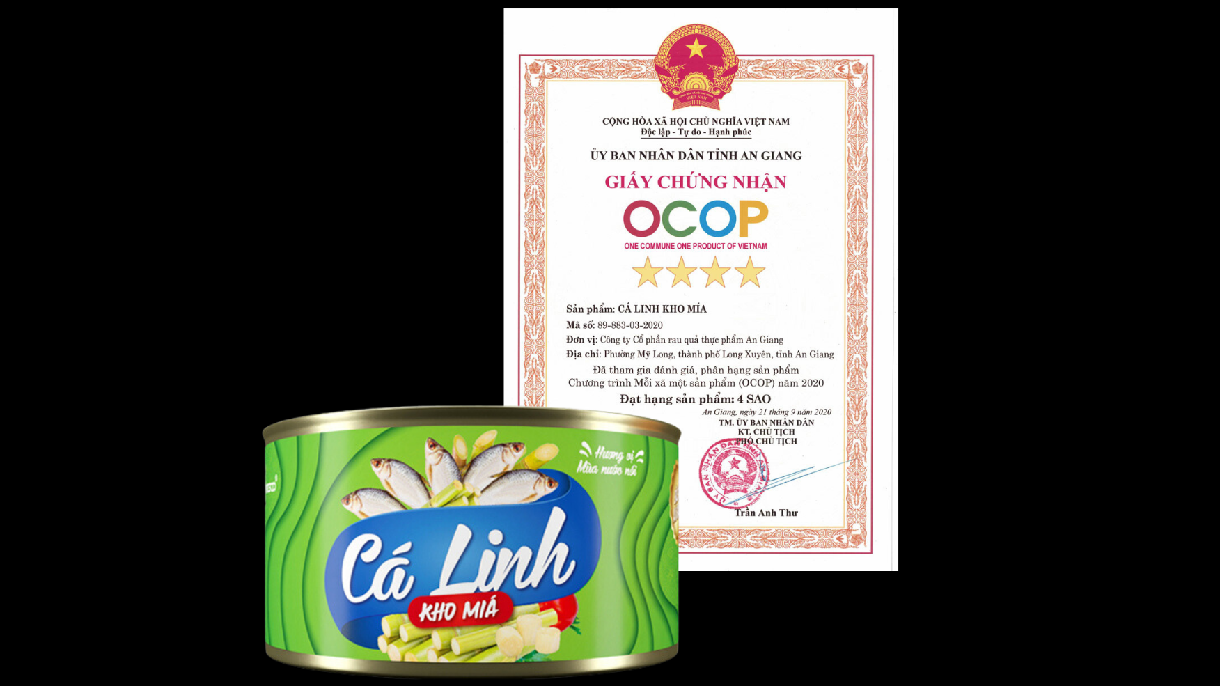 Cá linh kho mía