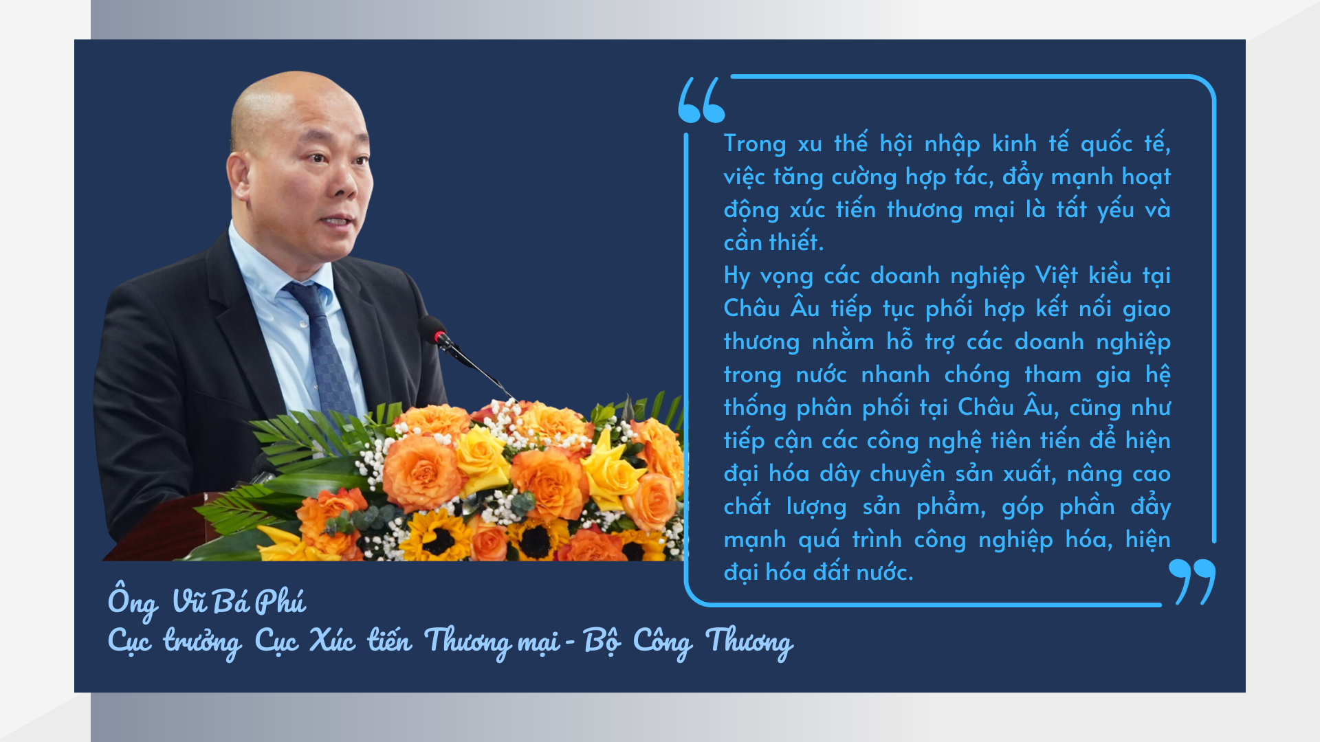Đưa Thương hiệu quốc gia Việt Nam thâm nhập thị trường châu Âu