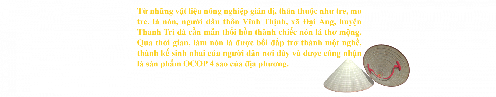 Để nón lá Vĩnh Thịnh trở thành biểu tượng của Thủ đô