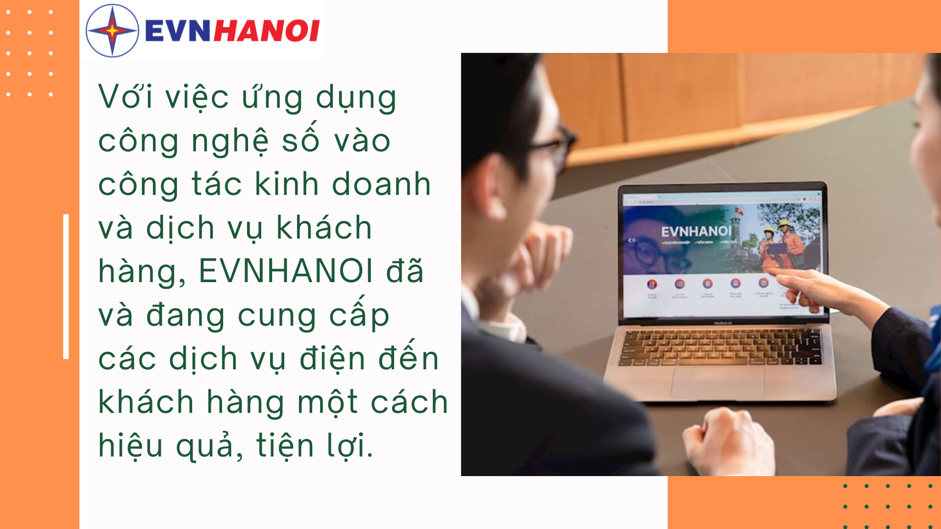 EVNHANOI: khi các dịch vụ được số hóa trên các nền tảng