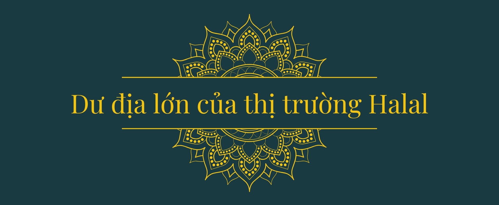 Dư địa lớn của thị trường Halal