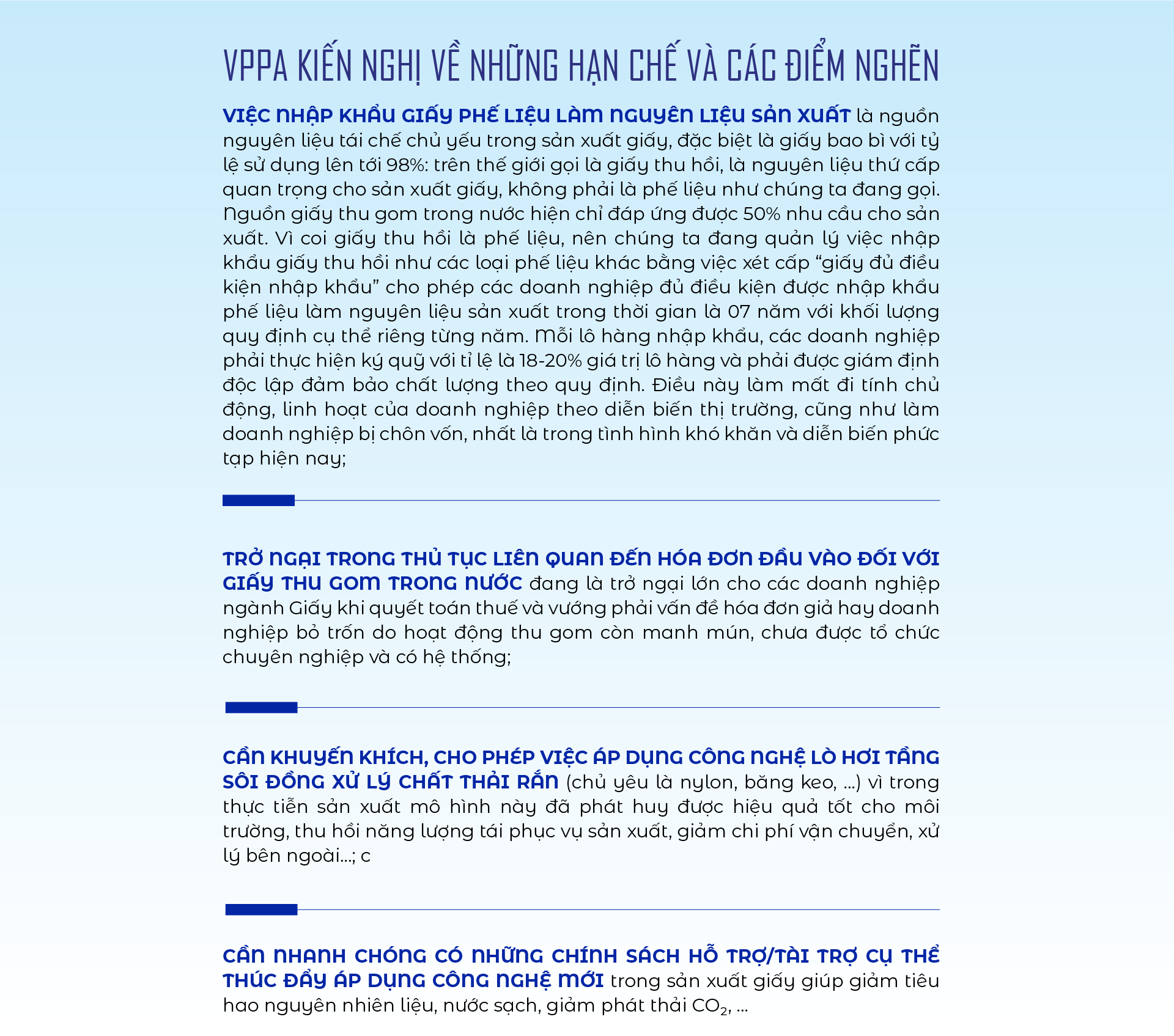 kiến nghị xanh hóa