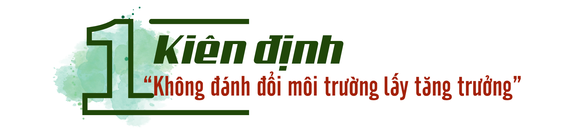 cam kết xanh