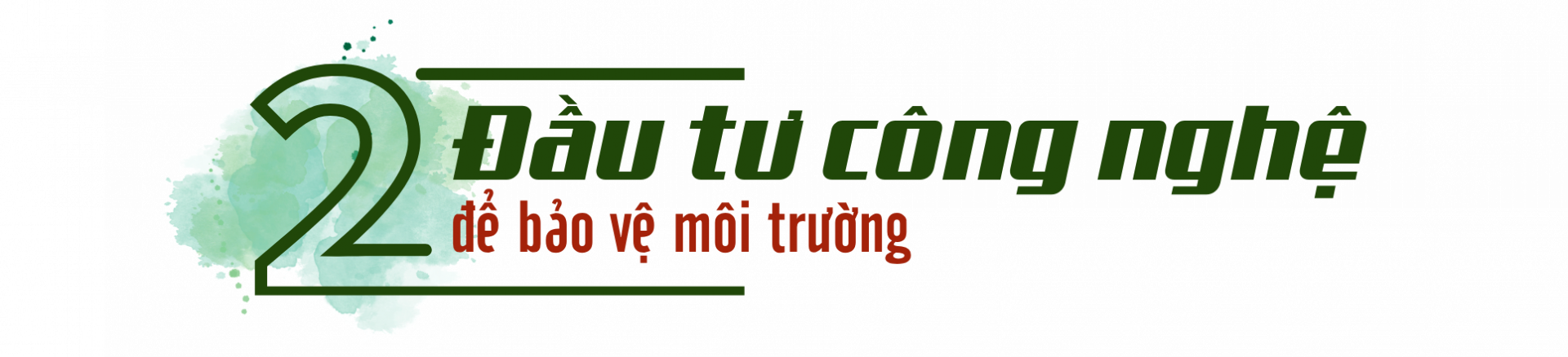 tkv cam kết xanh