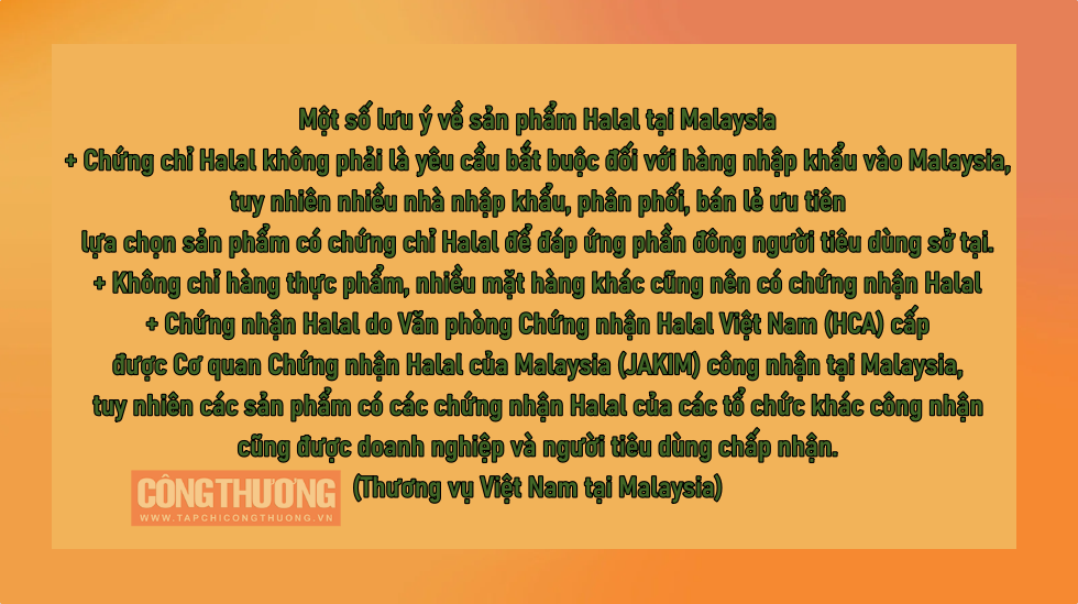 lưu ý Halal