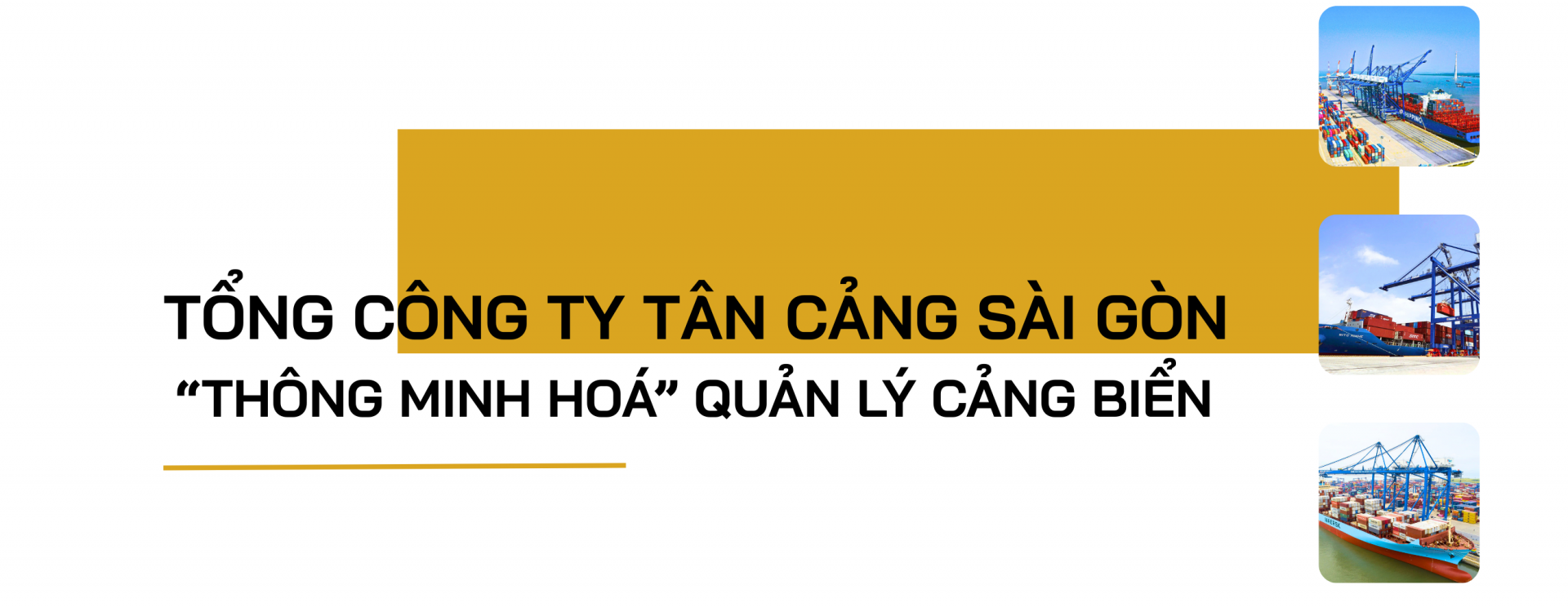 Tổng Công ty Tân cảng Sài Gòn - “Thông minh hoá” quản lý cảng biển
