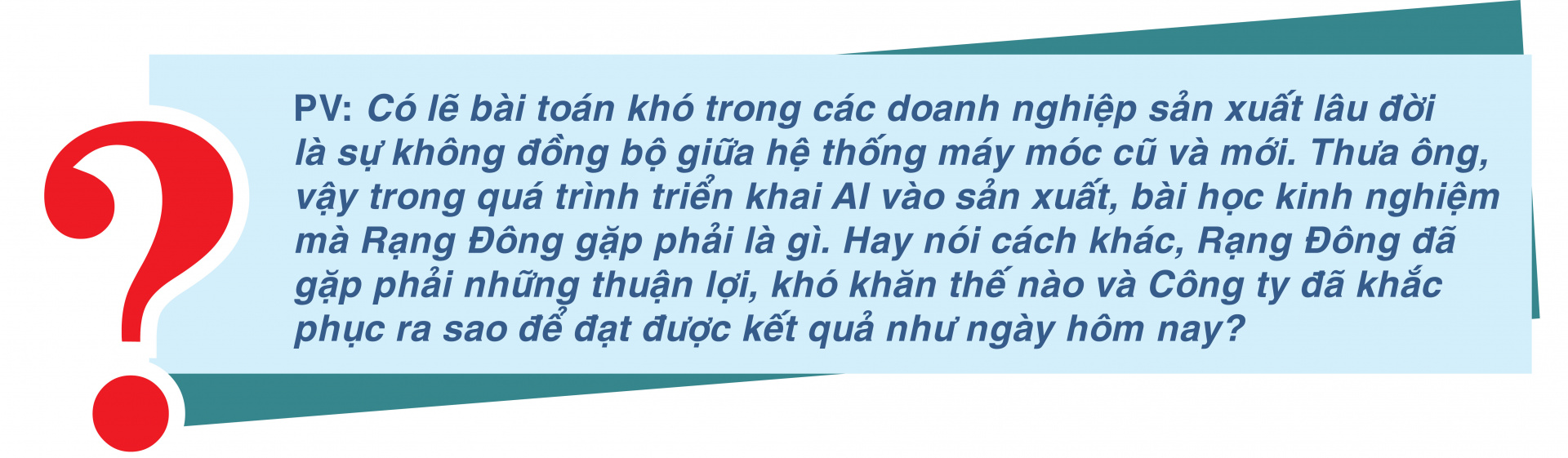 Rạng Đông triển khai chiến lược AI hóa 