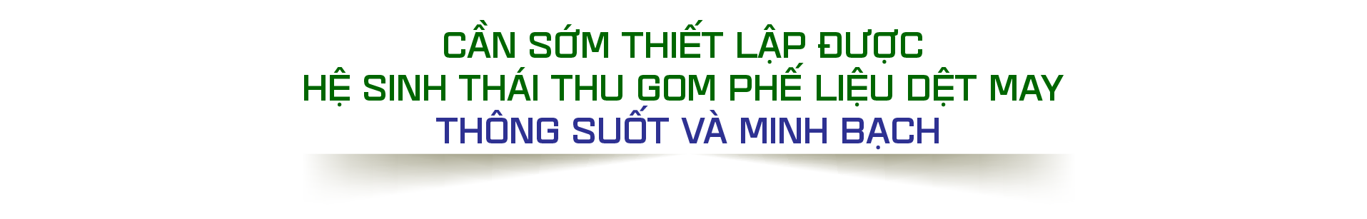 tái chế dệt may