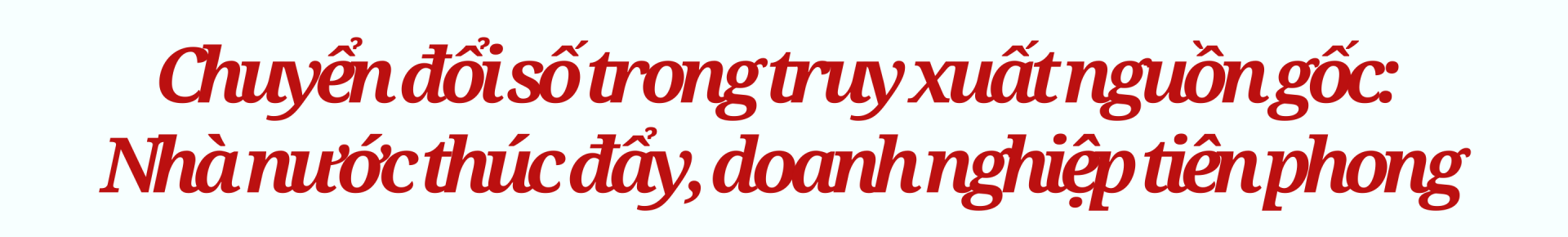 Chuyển đổi số trong truy xuất nguồn gốc: Nhà nước thúc đẩy, Cwincom hiện đang mở tiên phong