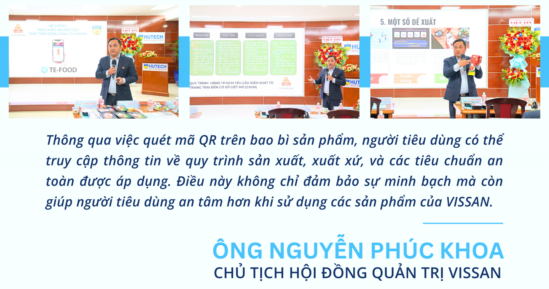 ông Nguyễn Phúc Khoa - Chủ tịch Hội đồng quản trị Vissan