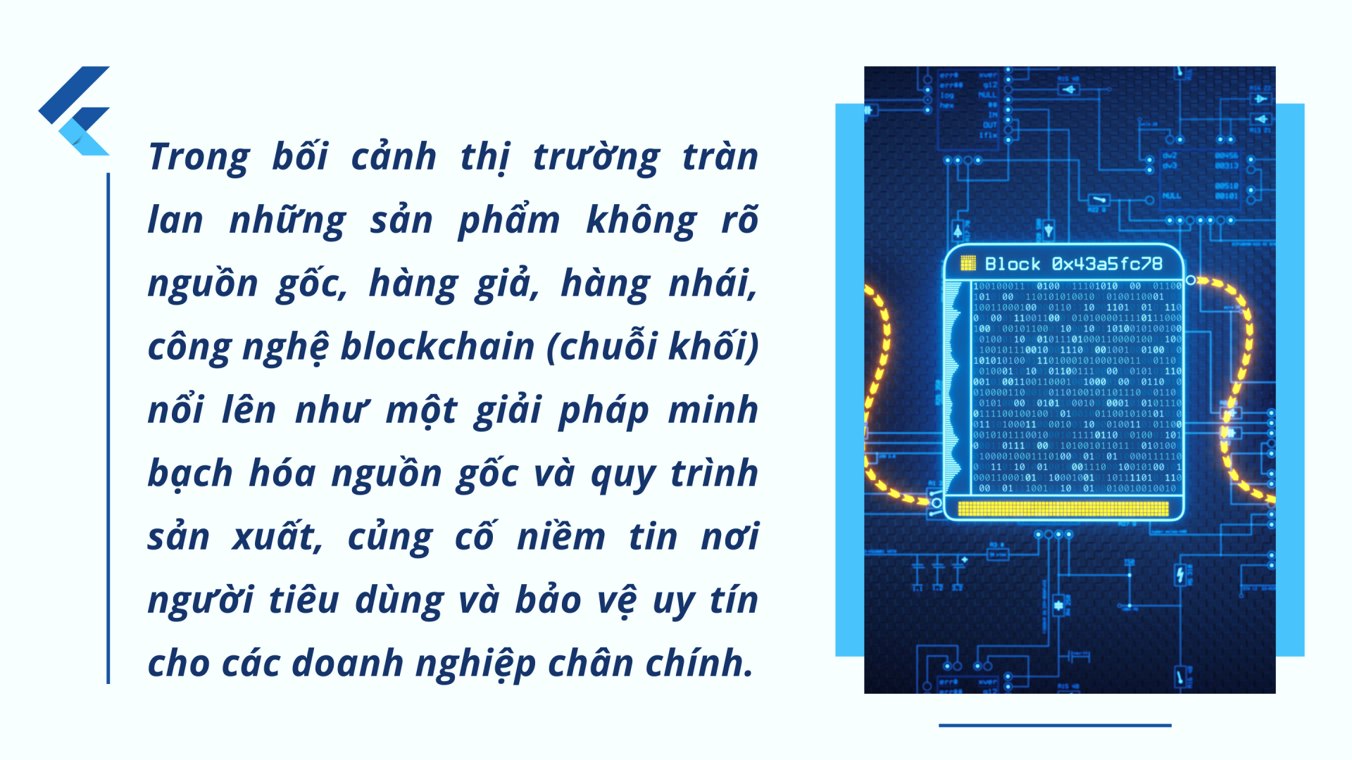 Chìa khoá Blockchain mở cửa minh bạch cho thương mại