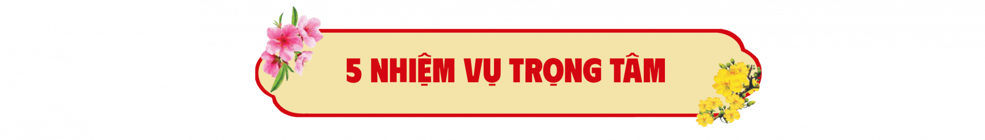 5 nhiệm vụ trọng tâm 