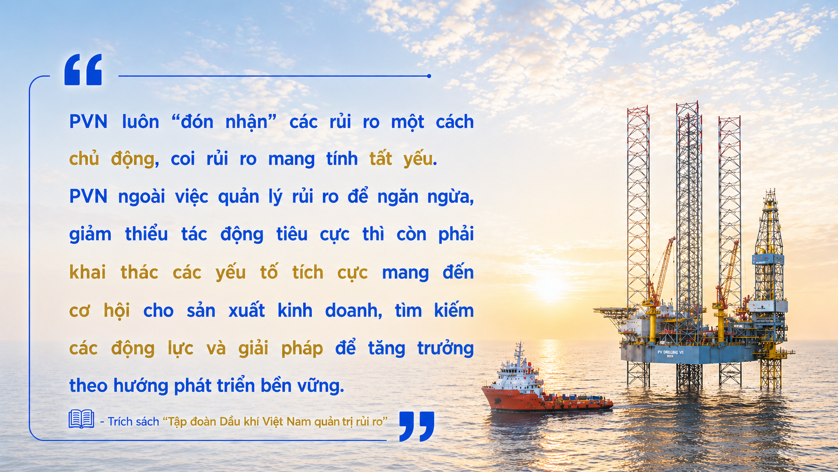 Cwin com đăng nhập của Petrovietnam (PVN) về Quản trị rủi ro