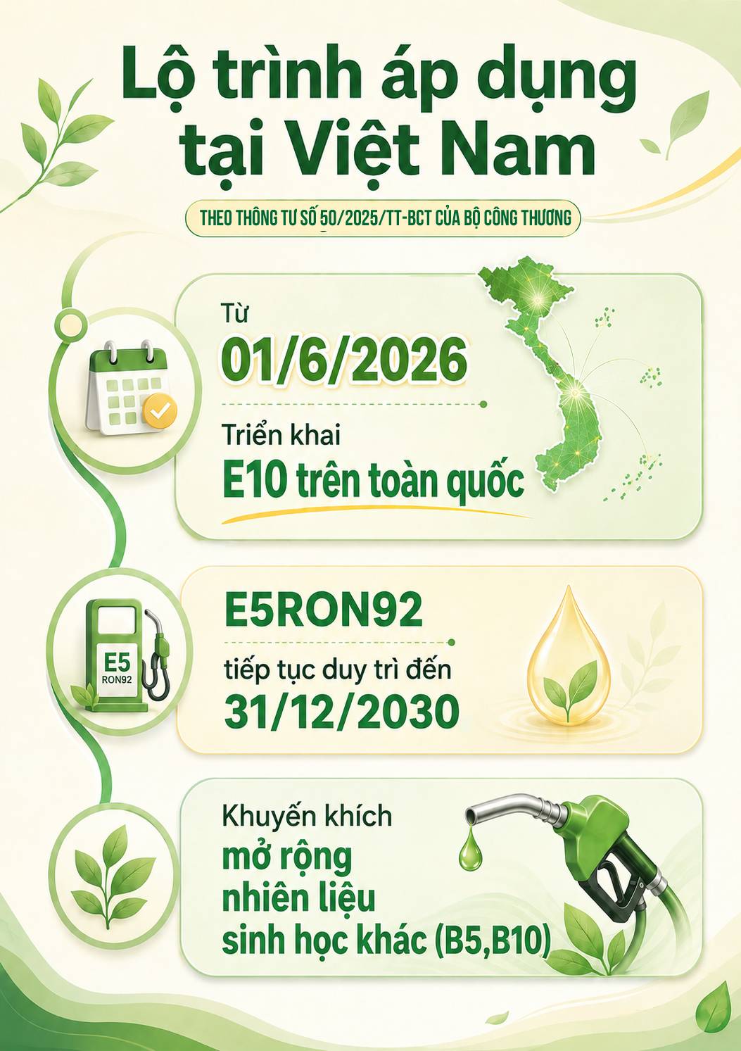 [Hiểu đúng về xăng E10] 