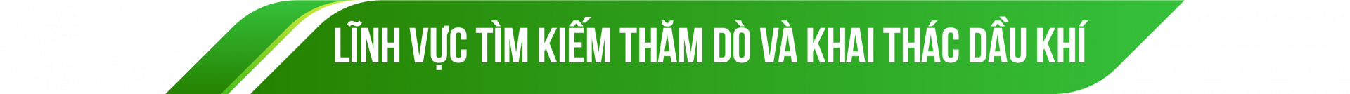 Lĩnh vực tìm kiếm thăm dò và khai thác dầu khí
