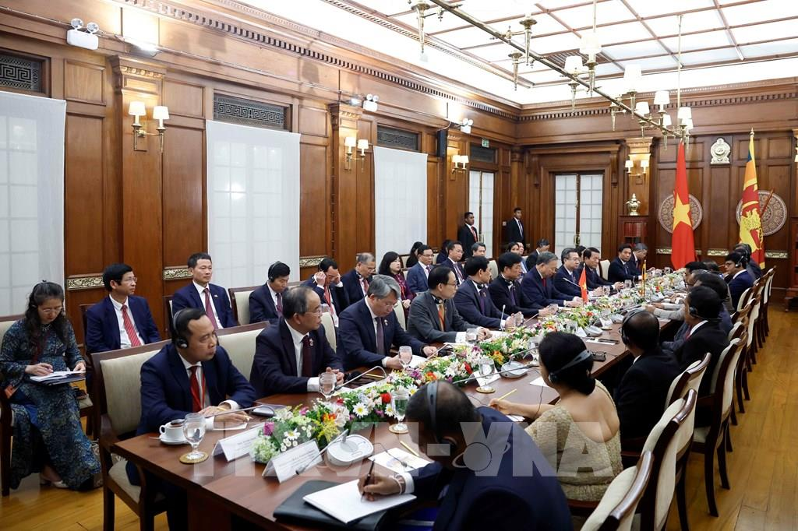Bộ trưởng Lê Mạnh Hùng tháp tùng Tổng Bí thư, Chủ tịch nước Tô Lâm thăm cấp Nhà nước Sri Lanka