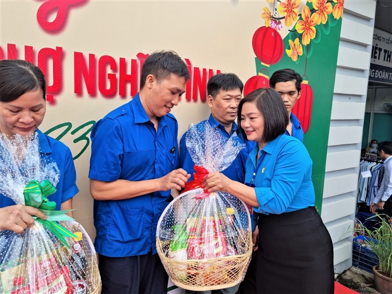 hình ảnh về hoạt động Công đoàn Dệt May